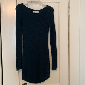 Teal LOFT sweater dress